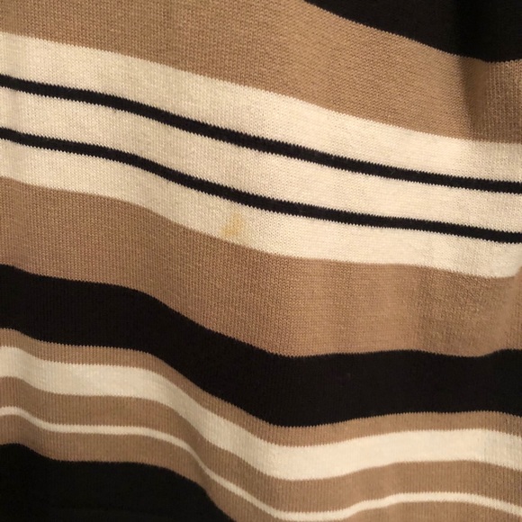 Alia stripped beige black and white sweater - Picture 3 of 3